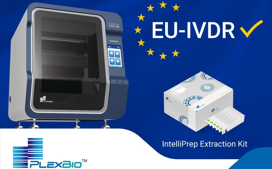 IntelliPrep TRIO 240 全自動檢體製備系統與多款核酸萃取試劑組正式通過歐盟 CE-IVDR 認證